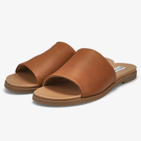 *SOLD* Steve Madden Kastle Tan Slides | 6 - Picture 3 of 5